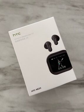 White HTC Wireless Earphones NE20